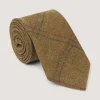 Tweed Check Tie In Berkshire Green