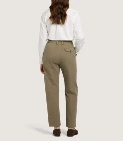 Women'S Button Down Signature Cotton Twill Shirt In White