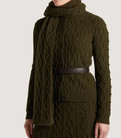 Women'S Cashmere Aran Cardigan