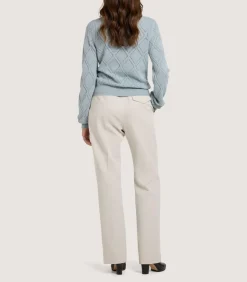 Women'S Cashmere Cable Sweater In Pine Green