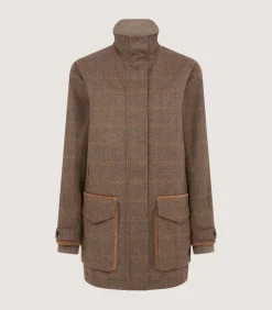Women'S Cashmere Tweed Raglan Field Coat