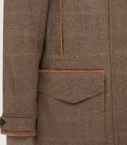 Women'S Cashmere Tweed Raglan Field Coat