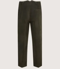 Women'S Double Pleat Trouser In Loden