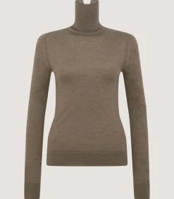 Women'S Extra Fine Worsted Cashmere Turtleneck