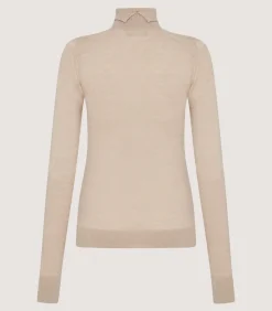Women'S Extra Fine Worsted Cashmere Turtleneck