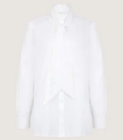 Women'S Lace Stand Collar Shirt