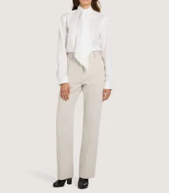 Women'S Lace Stand Collar Shirt