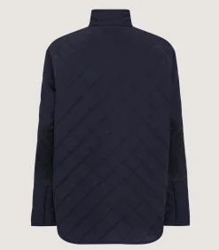 Women'S Navy Quilted Purdey Jacket
