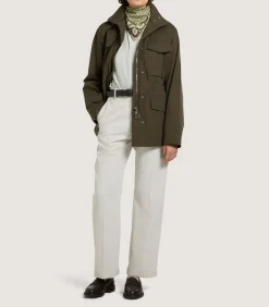 Women'S Olive Field Jacket