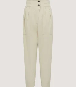 Women'S Organic Twill Paddock Trousers In Travertine