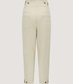Women'S Organic Twill Paddock Trousers In Travertine