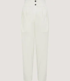 Women'S Organic Twill Paddock Trousers In Ivory
