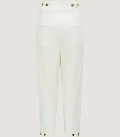 Women'S Organic Twill Paddock Trousers In Ivory
