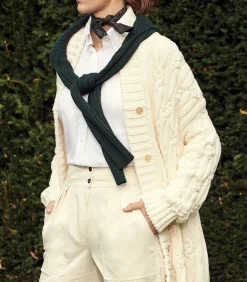 Women'S Organic Twill Paddock Trousers In Ivory