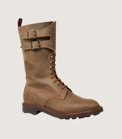 Women'S Rough Out Nubuck Twin Strap Boots With Ridgeway Sole