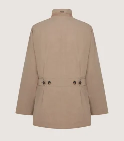 Women'S Summer Dry Wax Field Coat In Taupe