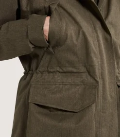 Women'S Technical Lancashire Field Coat In Drab