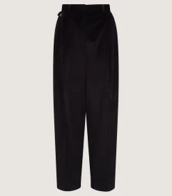 Women'S Triple Pleat Trouser In Black