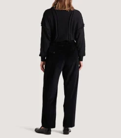 Women'S Triple Pleat Trouser In Black