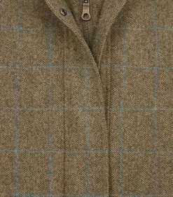 Women'S Tweed Raglan Field Coat In Macaterick