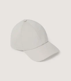 Wool Cotton Baseball Cap In Stone
